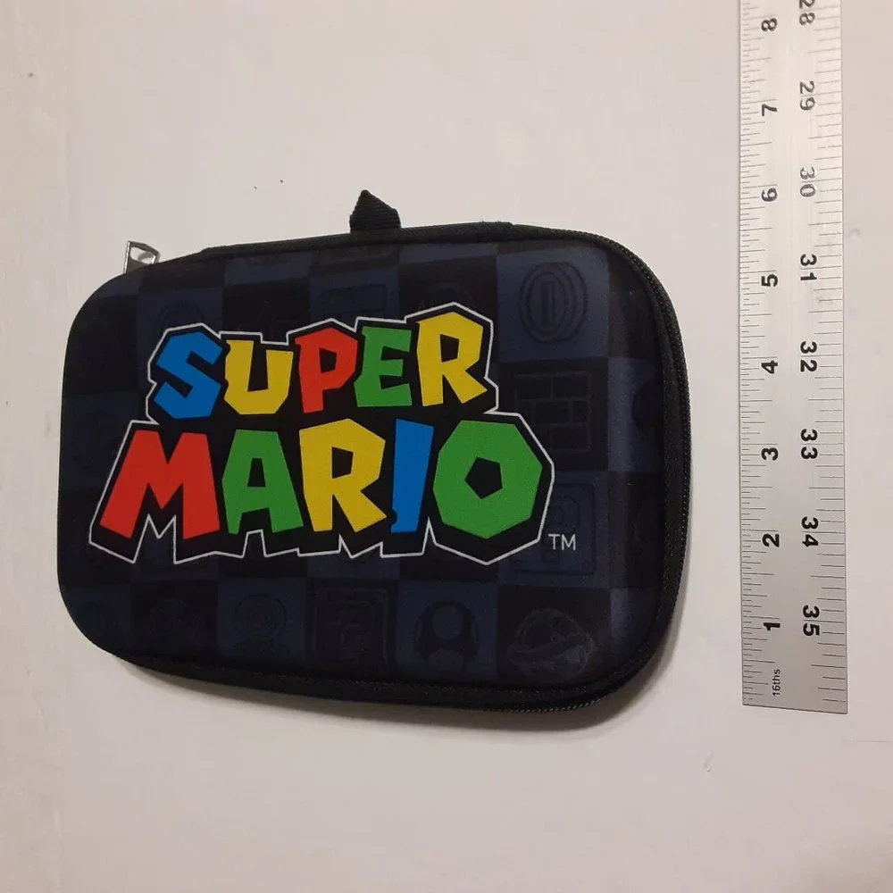 Nintendo 2DS 3DS DSi Super Mario Bros Carrying Case Black